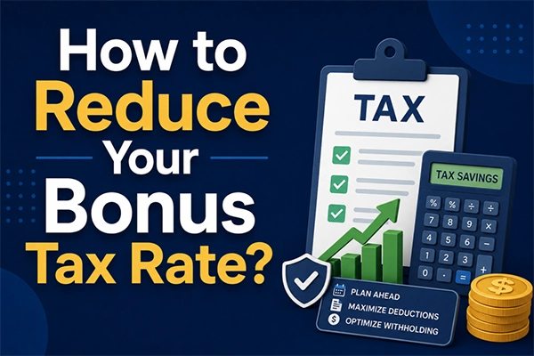 How to reduce your bonus tax rate?
