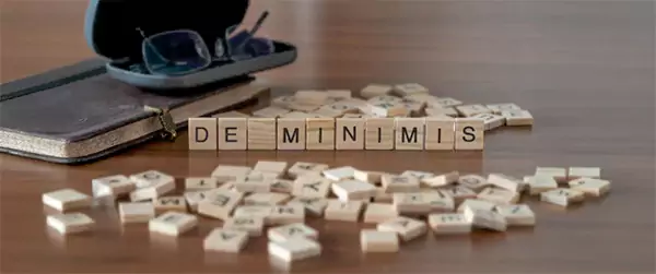 what is De Minimis